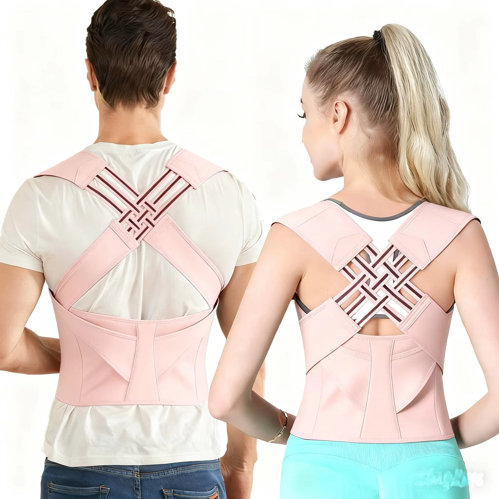 Adjustable Back Posture Corrector Back Support Shoulder Pain Rehabilitation Posture Corrector for Men and Women Gym Offices